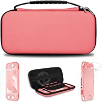 Simpeak 5 en 1 Kits Compatible con Switch Lite- Protector Pantalla Compatible con Switch Lite- Funda Transparente TPU…